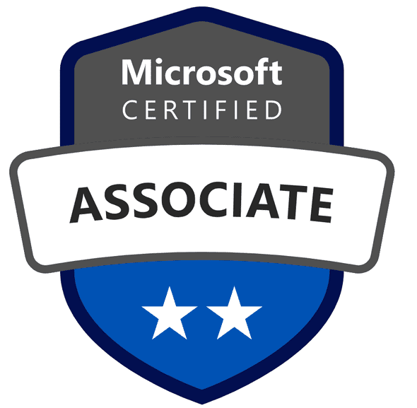 microsoft certified associate badge